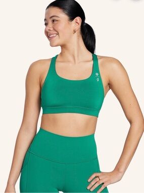 lululemon athletica and Peloton Cascadia Green Energy Sports Bra Women’s size 8